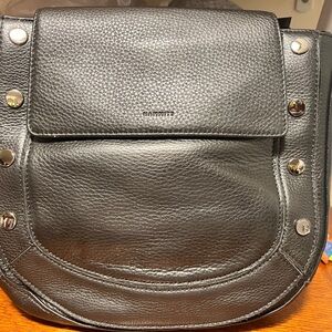 Hammitt Black KAYCE Shoulder/Crossbody with Gunmetal Hardware